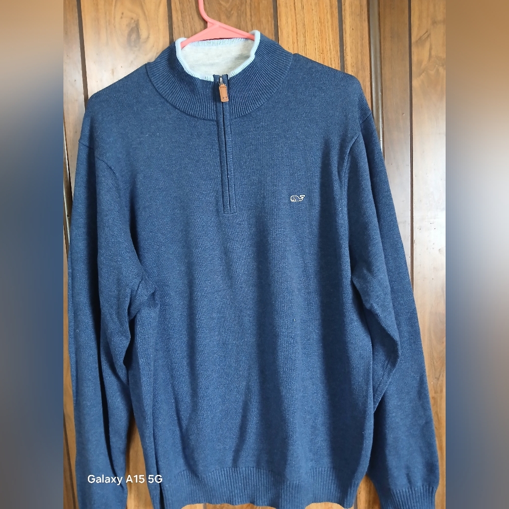 MEN'S Vineyard Vines  Zipper Front Sweater Size L
